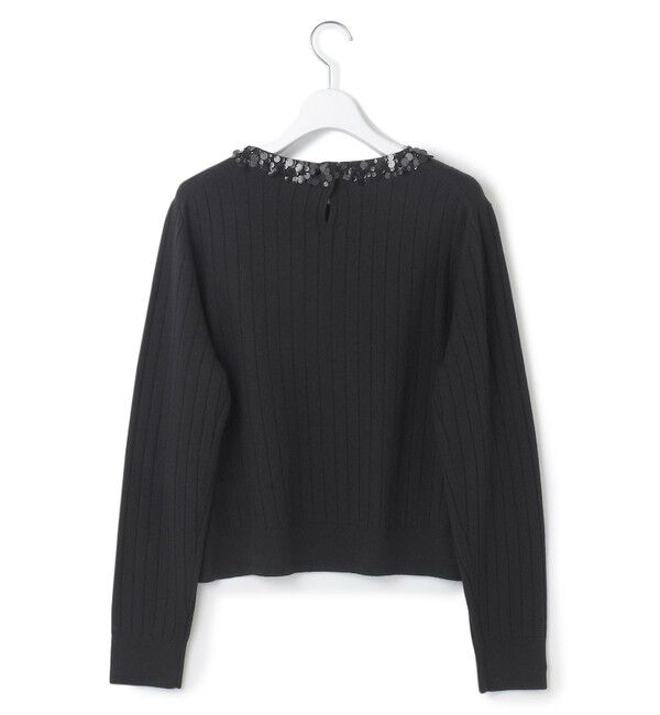 23区「スパンコール ワイドリブ ニット」|ニット・セーター|