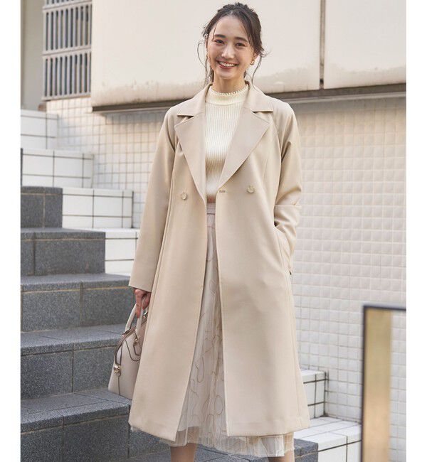 any SiS「【洗える】ライトミディ トレンチコート」|トレンチコート|