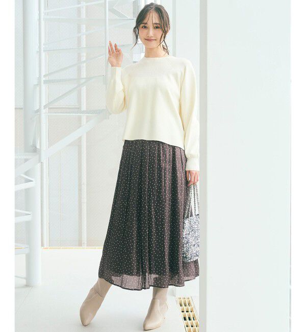 ANY SIS「【洗える】ショート丈 プルオーバー」|ニット・セーター|