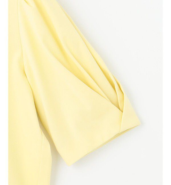 ANY SIS「【撥水・汗ジミ防止・UVケア・洗える】スーピマスムース 袖タック Tシャツ」|Tシャツ・カットソー|