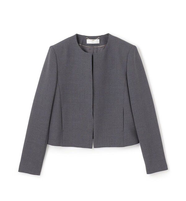 BEIGE,「【L-size】SOPHIA / ノーカラージャケット」|ノーカラージャケット|