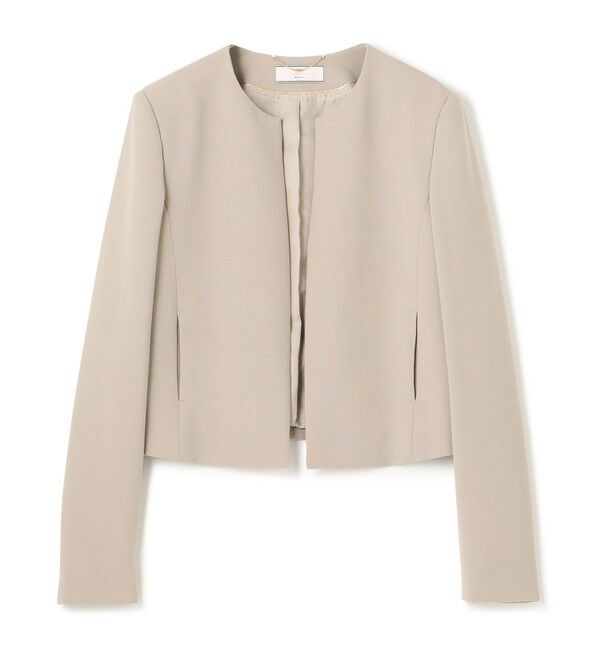 BEIGE,「【L-size】SOPHIA / ノーカラージャケット」|ノーカラージャケット|