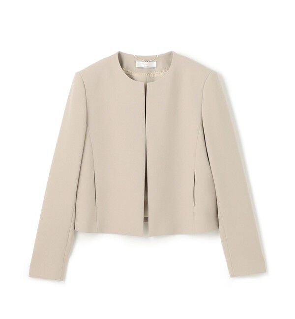 BEIGE,「【L-size】SOPHIA / ノーカラージャケット」|ノーカラージャケット|