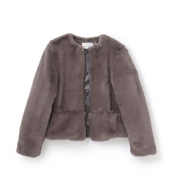 BEIGE,「RAMBUTEAU / ファーブルゾン」|ブルゾン・スタジャン|Mocha