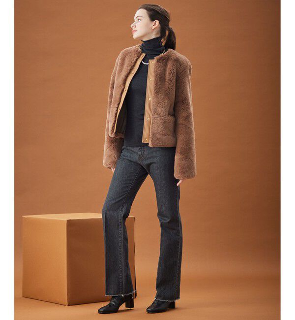 BEIGE,「RAMBUTEAU / ファーブルゾン」|ブルゾン・スタジャン|