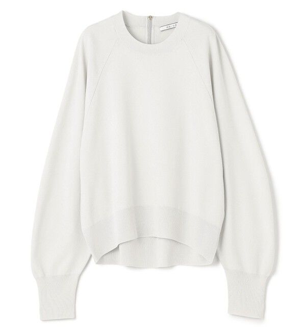 BEIGE,「【洗える】LAURA / ドライタッチバックジップニット」|ニット・セーター|