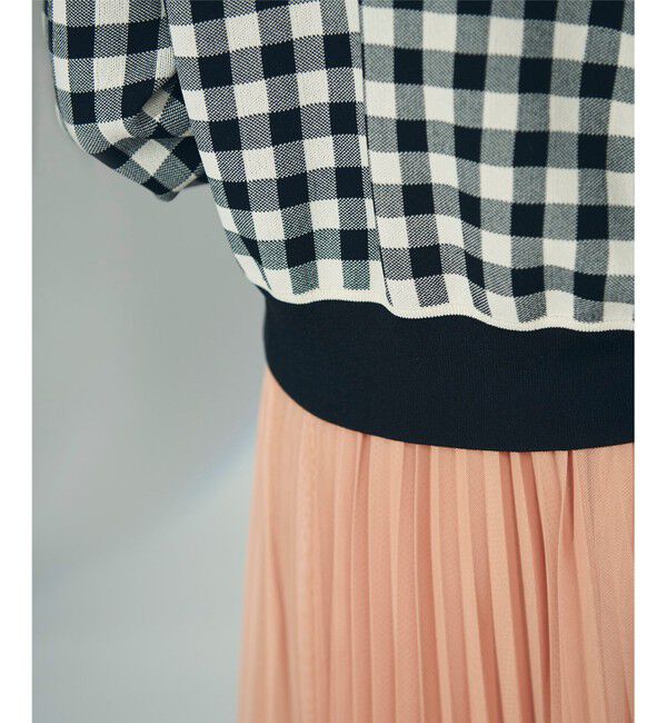 Diagram「チェックVネックニットカーディガン」|カーディガン|