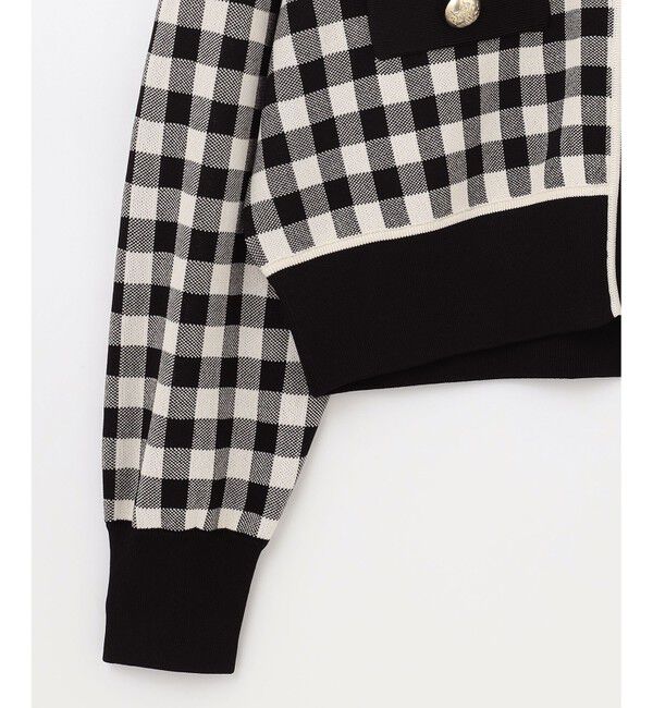 Diagram「チェックVネックニットカーディガン」|カーディガン|