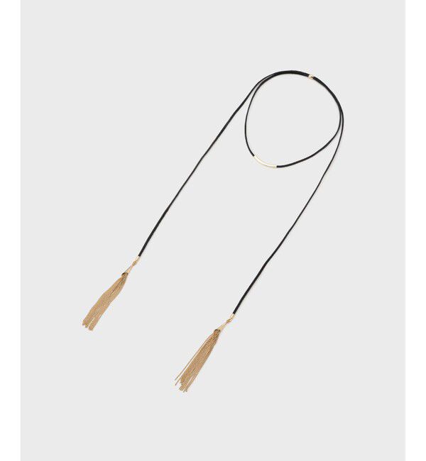 GRACE CONTINENTAL「レザーレイヤードチョーカー」|ネックレス|