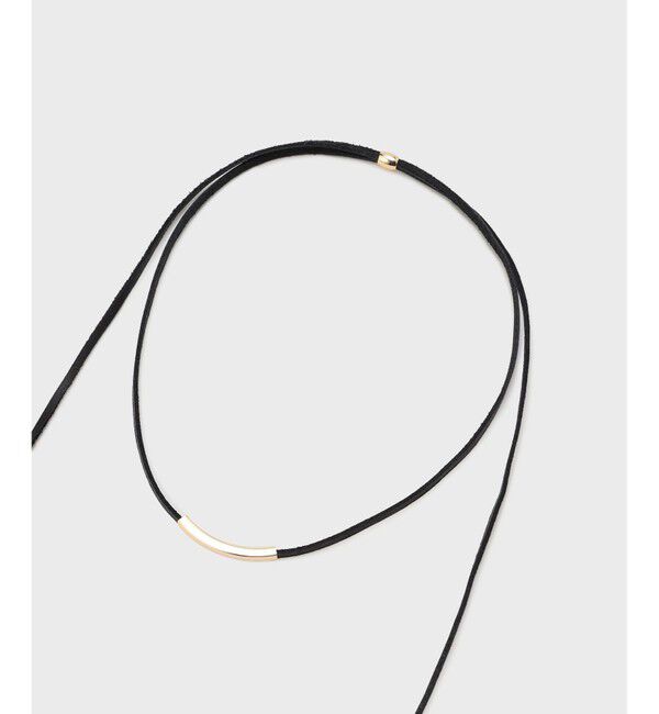 GRACE CONTINENTAL「レザーレイヤードチョーカー」|ネックレス|