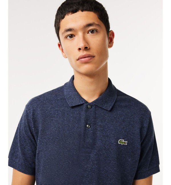 LACOSTE「『L1264』定番半袖ポロシャツ（杢糸）」|ポロシャツ|