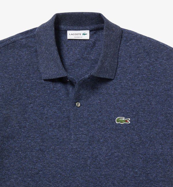 LACOSTE「『L1264』定番半袖ポロシャツ（杢糸）」|ポロシャツ|