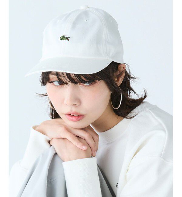 LACOSTE「ワンポイントワニロゴキャップ」|キャップ・キャスケット|