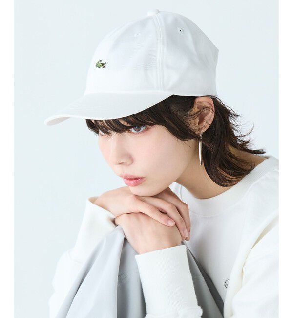 LACOSTE「ワンポイントワニロゴキャップ」|キャップ・キャスケット|