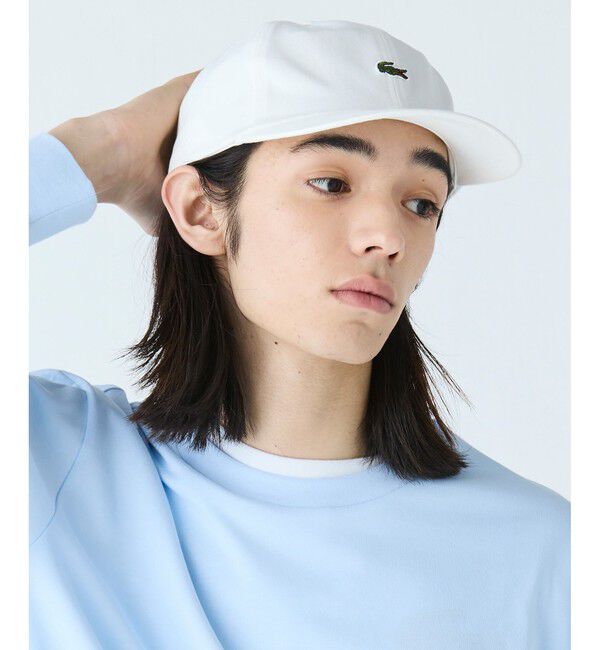 LACOSTE「ワンポイントワニロゴキャップ」|キャップ・キャスケット|
