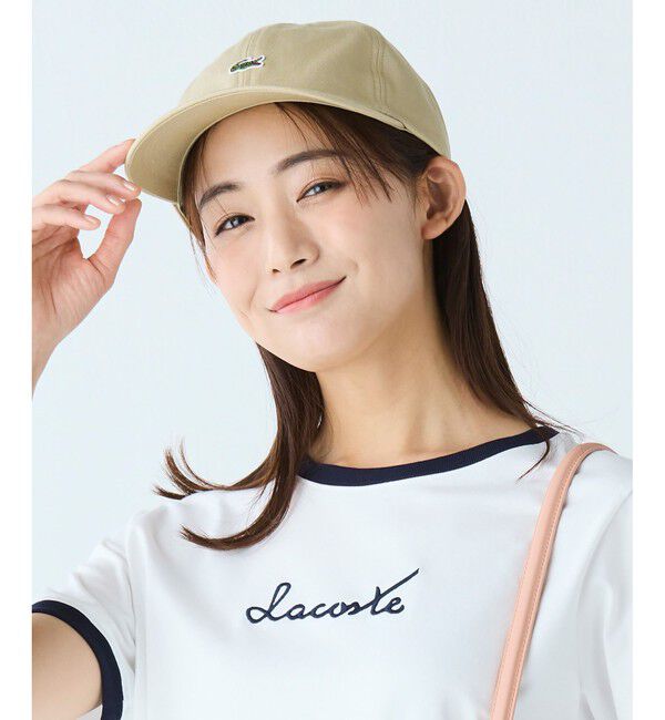 LACOSTE「ワンポイントワニロゴキャップ」|キャップ・キャスケット|