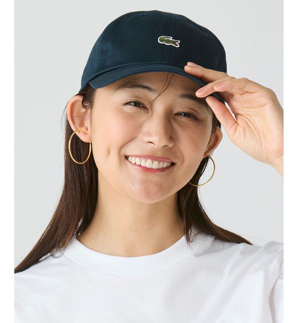 LACOSTE「ワンポイントワニロゴキャップ」|キャップ・キャスケット|