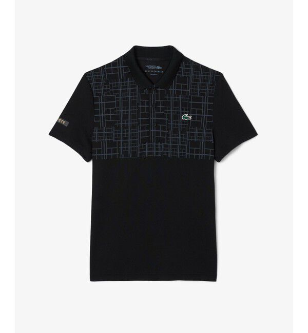 LACOSTE「『ノバク・ジョコビッチ』ラケットプリントウルトラドライポロシャツ」|ポロシャツ|