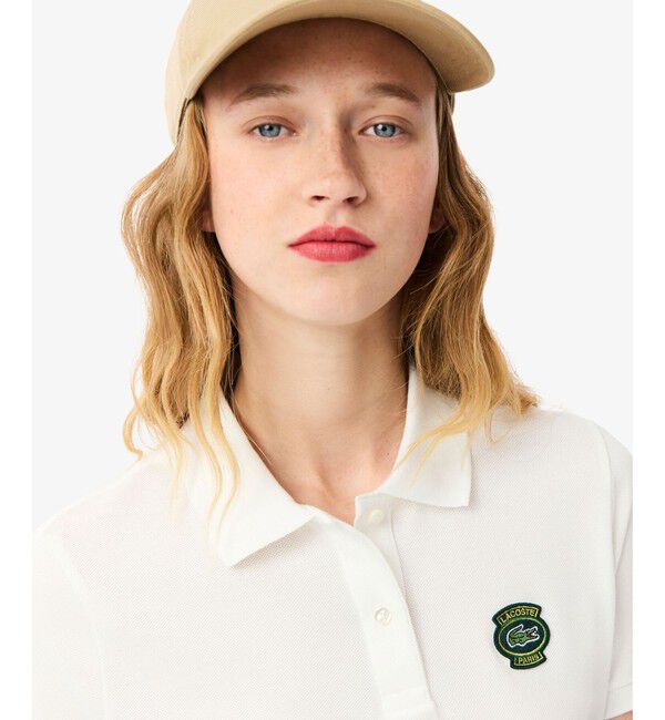 LACOSTE「【EC only】ラコステパリエンブレムワッペンレディースポロシャツ」|ポロシャツ|