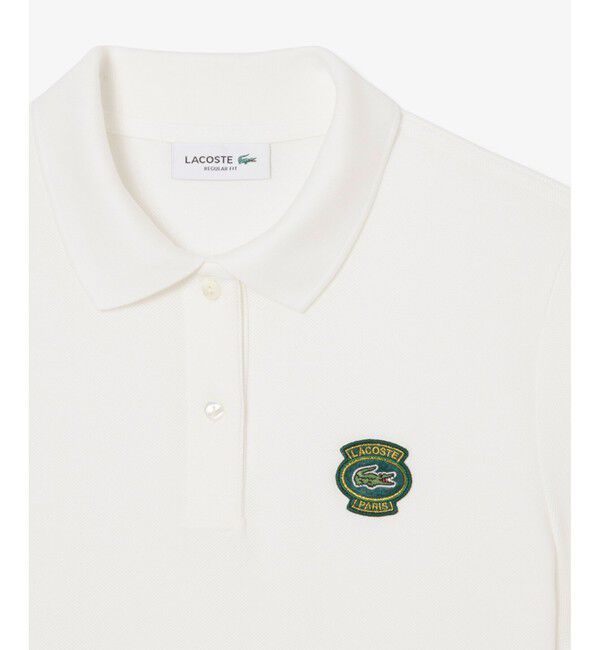 LACOSTE「【EC only】ラコステパリエンブレムワッペンレディースポロシャツ」|ポロシャツ|