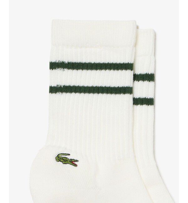 LACOSTE「ウィメンズ足底パイルラインソックス」|ソックス|