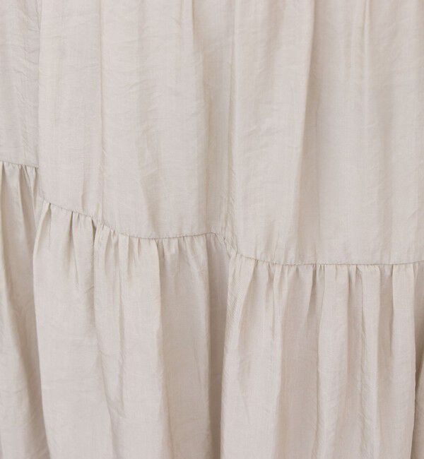 NOLLEY'S「ウォッシャブル割繊ティアードスカート」|スカート|