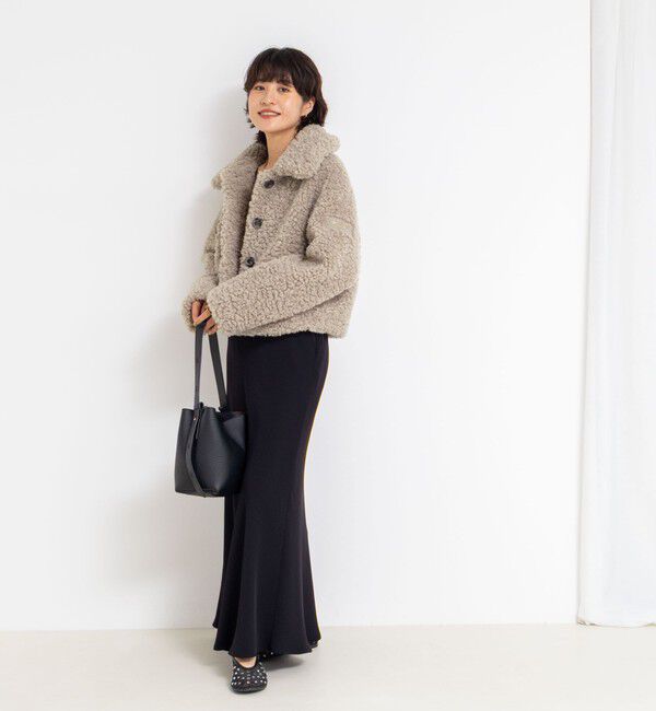 NOLLEY'S sophi「【追加】《オールシーズン対応》ウォッシャブルマットサテンナロースカート」|スカート|