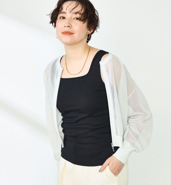 NOLLEY'S sophi「2WAYベアテレコタンクトップ」|タンクトップ|