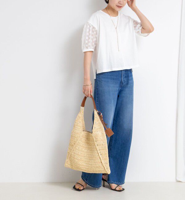 NOLLEY'S「ドットシアーパフスリーブカットソー」|Tシャツ・カットソー|