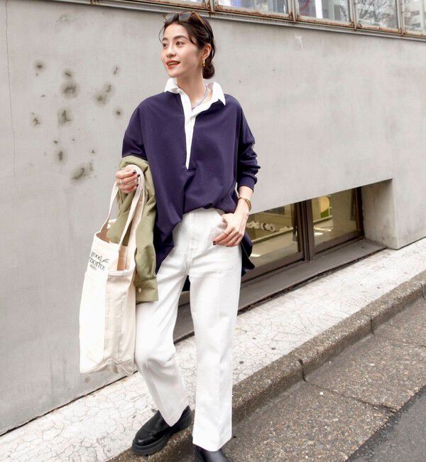 MAQWEL「【MAQWEL/マクウェル】ウォッシャブルBIGラガーシャツ」|シャツ・ブラウス|