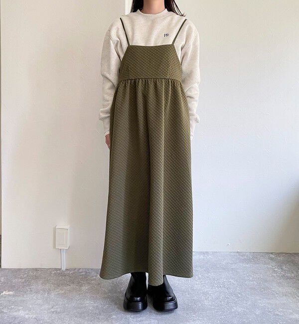 fredy emue「キルティングカットキャミワンピース」|ワンピース|