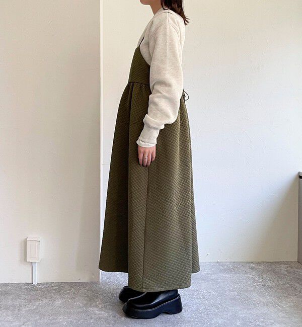 fredy emue「キルティングカットキャミワンピース」|ワンピース|