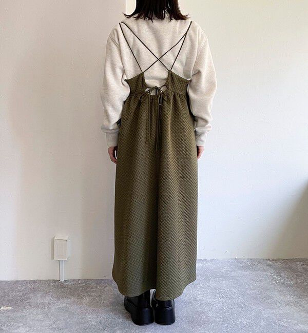 fredy emue「キルティングカットキャミワンピース」|ワンピース|