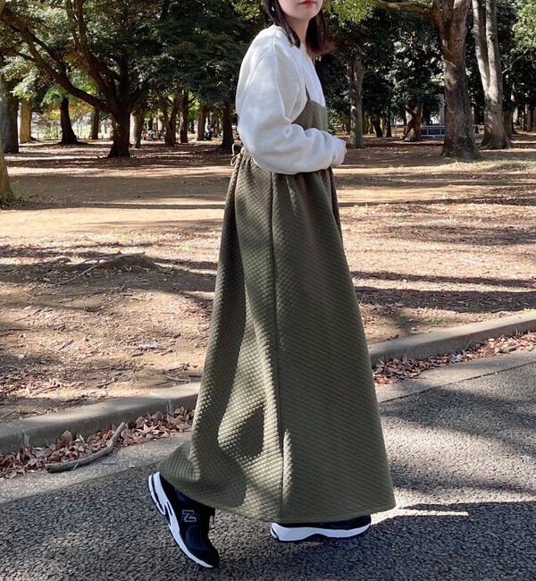 fredy emue「キルティングカットキャミワンピース」|ワンピース|