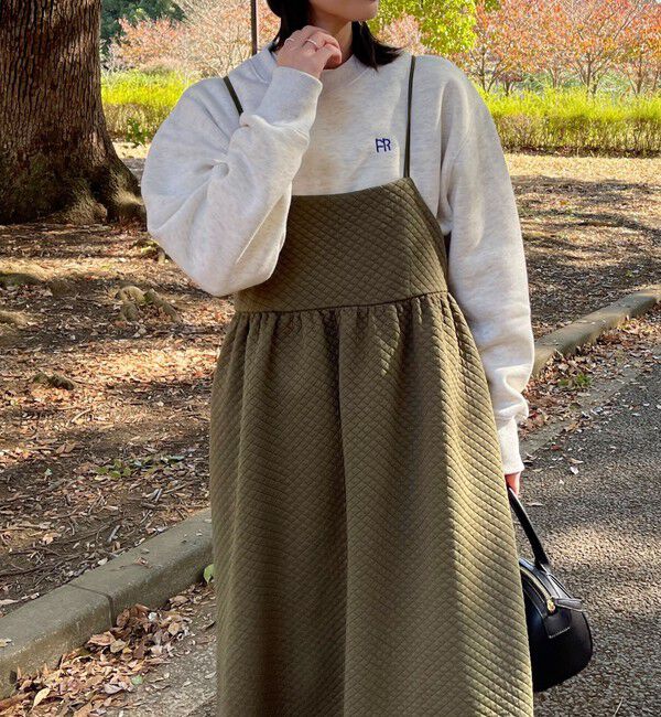 fredy emue「キルティングカットキャミワンピース」|ワンピース|