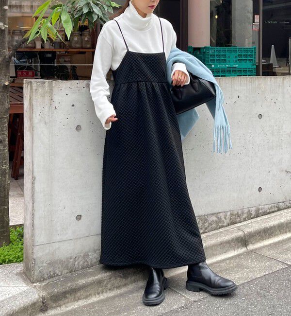 fredy emue「キルティングカットキャミワンピース」|ワンピース|