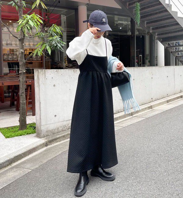 fredy emue「キルティングカットキャミワンピース」|ワンピース|