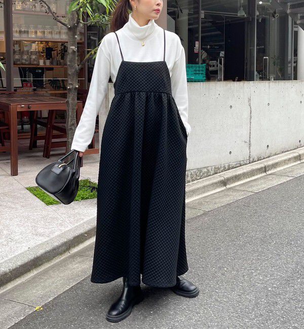 fredy emue「キルティングカットキャミワンピース」|ワンピース|