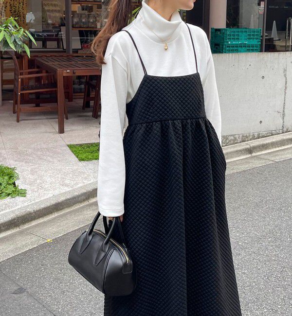 fredy emue「キルティングカットキャミワンピース」|ワンピース|