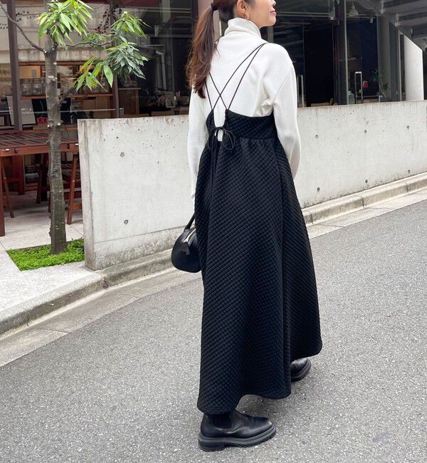 fredy emue「キルティングカットキャミワンピース」|ワンピース|