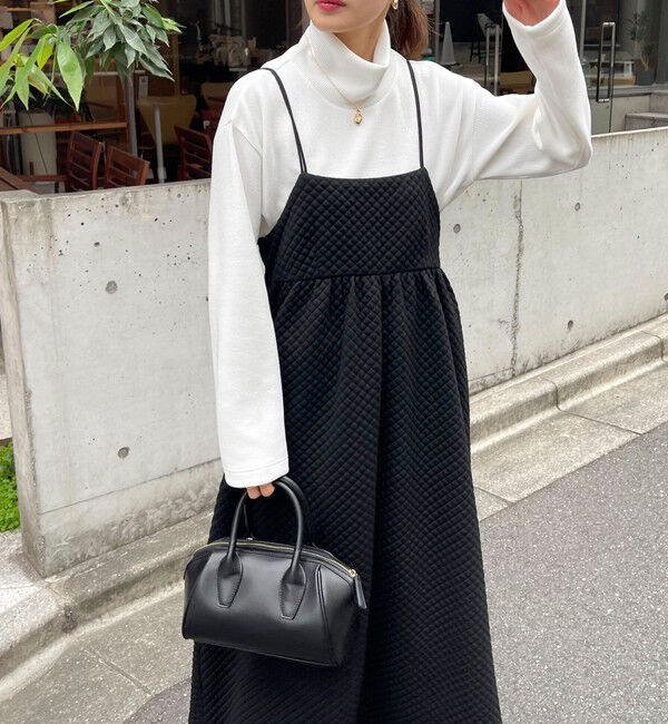 fredy emue「キルティングカットキャミワンピース」|ワンピース|