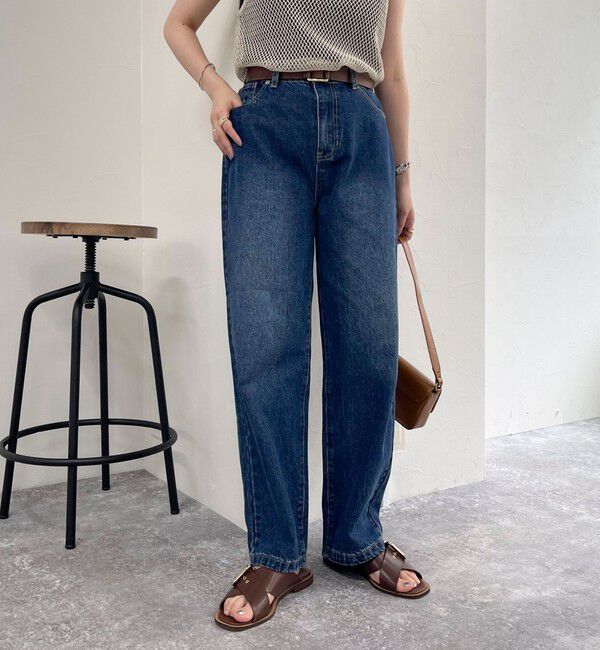 fredy emue「ストレートデニムパンツ」|デニム|