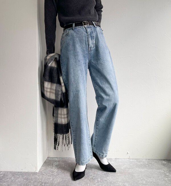fredy emue「ストレートデニムパンツ」|デニム|