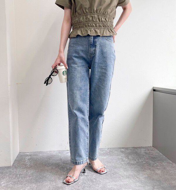 fredy emue「ストレートデニムパンツ」|デニム|