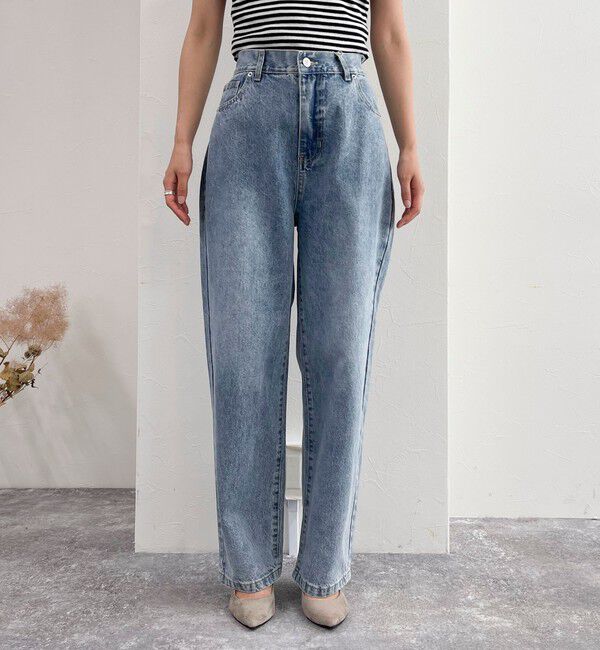 fredy emue「ストレートデニムパンツ」|デニム|