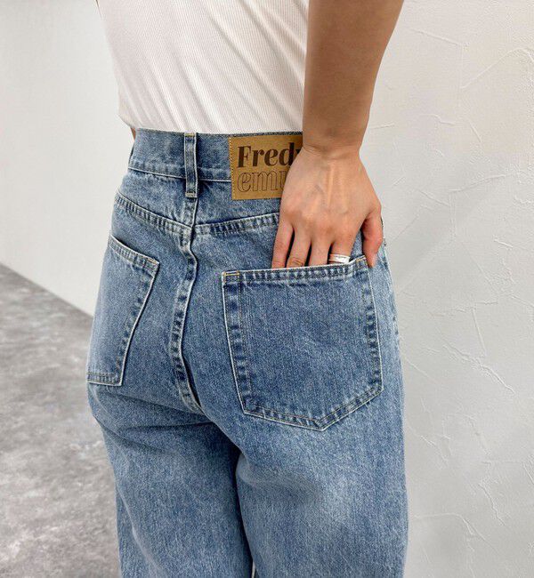 fredy emue「ストレートデニムパンツ」|デニム|