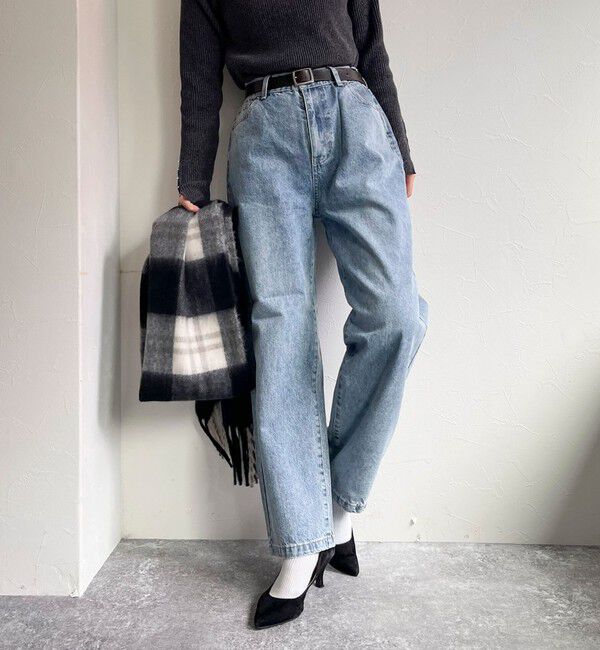 fredy emue「ストレートデニムパンツ」|デニム|