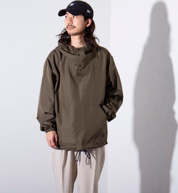 GLOSTER「【TAION/タイオン】ミリタリー Ripstop リバーシブル アノラックパーカー ユニセックス」|ブルゾン・スタジャン|