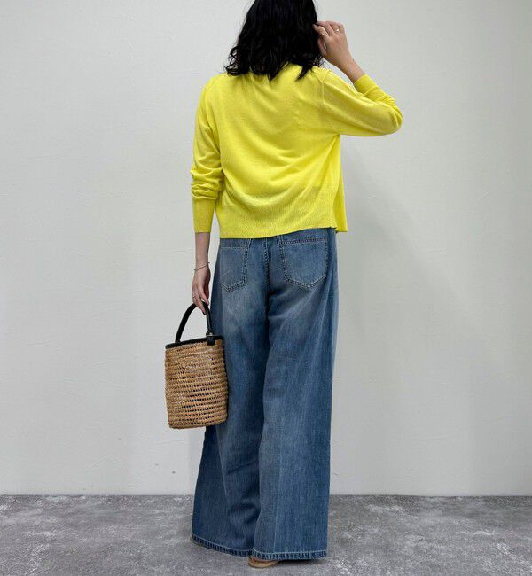 fredy emue「リネン混ポケ付きカーディガン」|カーディガン|