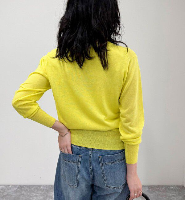 fredy emue「リネン混ポケ付きカーディガン」|カーディガン|